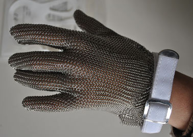 Un bon prix. les gants de l'acier inoxydable 304L ont anti- coupé le gant de boucher de sécurité pour couper la viande en ligne