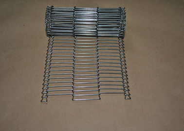 Un bon prix. Bande de conveyeur plate de grillage de câble d'acier inoxydable pour sécher et faire cuire en ligne