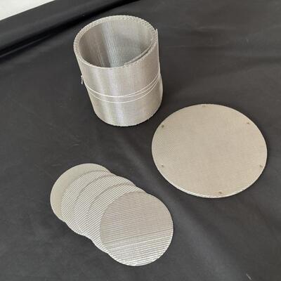 Disque de filtres d'extrusion en plastique d'écran de grillage d'acier inoxydable d'armure néerlandaise inverse pour le pelletiseur en plastique