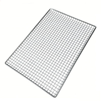Un bon prix. Métal de qualité alimentaire tissé fin 80x100 40*60cm ss304 316 plateau de treillis métallique en acier inoxydable pour four boulangerie séchage cuisson gâteau refroidissement déshyrateur en ligne