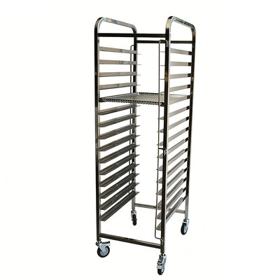 Plateau de cuisson de four en aluminium et acier inoxydable, 600X400, chariot à pain Commercial, étagères de boulangerie avec 20 casseroles