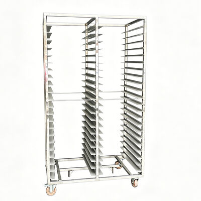 Industrie SS 10 15 16 20 Niveaux de stockage Pizza cuisson refroidissement pain Ban Pan four rotatif étagère rack chariot de boulangerie en acier inoxydable
