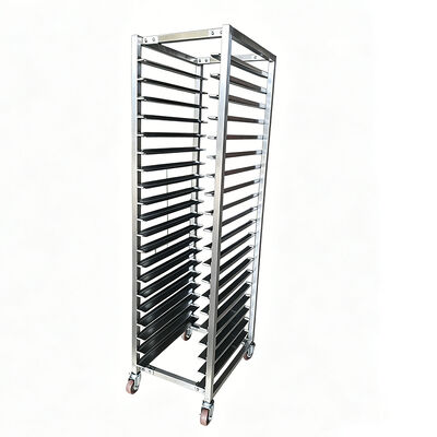 Cuisine en métal commercial étagère du four à pizza Donut Double séchage Pâtisserie en acier inoxydable Chariot de rack de refroidissement du pain