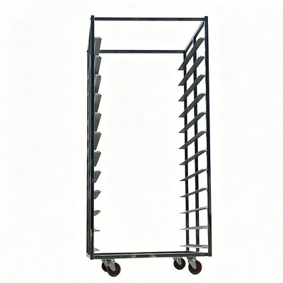Un bon prix. Plateau de four en aluminium 600 x 400 Chariot de pain commercial Étagères de cuisson en acier inoxydable avec 20 plateaux de chargement en ligne