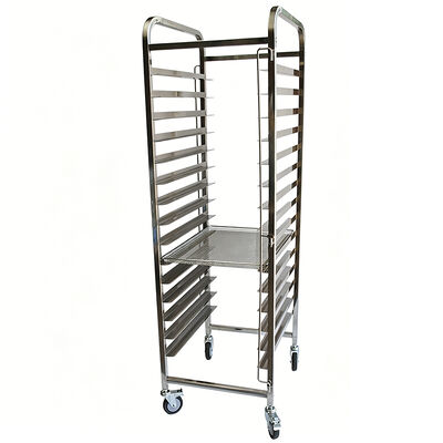 Cuisine commerciale Sus 304 316 acier inoxydable aluminium 600 X 400 four rotatif demi-boulangerie pain support de refroidissement chariot demi chariot de boulangerie
