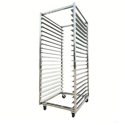 Commercial Kitchen étagère feuille Bun en acier inoxydable Maillage Pan séchage cuisson refroidissement plateau chariot de boulangerie en aluminium porte-pain pour le four