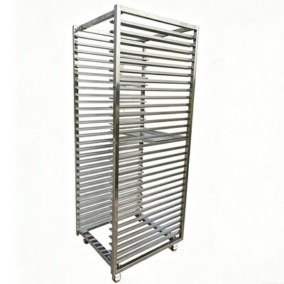 Commercial 15 couches 600 x 400 en acier inoxydable en aluminium Foyer Bouillon plaque de cuisson pain cuisson refroidissement plateau chariot rangement de boulangerie