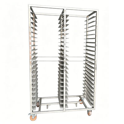 Commercial robuste en acier inoxydable sus 304 sus 316 plat de cuisson à roulement de refroidissement fermé chariot de four étagère chariot support de plateau de boulangerie alimentaire 600x400