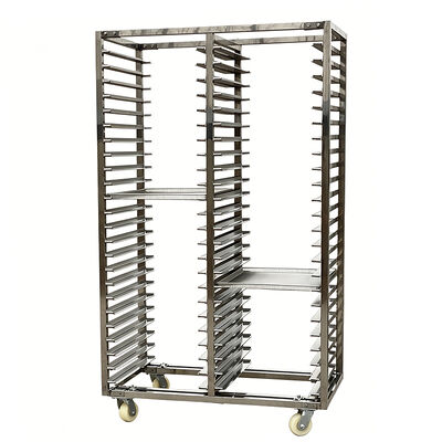 Un bon prix. Four rotatif de refroidissement professionnel industriel, boulangerie, roulement de pain, four rotatif multicouche en acier inoxydable, plateau à chignon, chariot en ligne