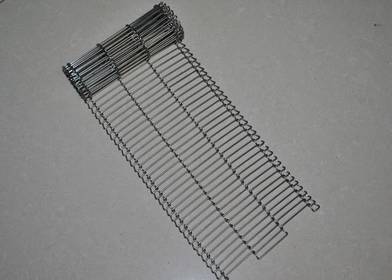 Ceinture plate de maille de chocolat de fil de câble de l'acier inoxydable 304 pour la cuisson