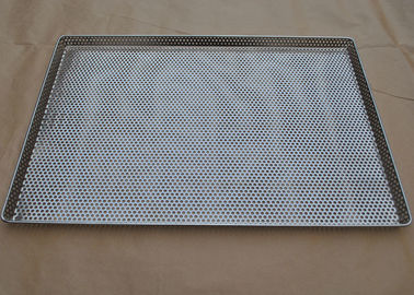 Un bon prix. Acier inoxydable adapté aux besoins du client de pouce 304 de séchage perforés du plateau 18*26*1 de cuisson de plateau en ligne