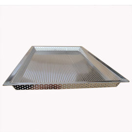 Un bon prix. Norme faite sur commande de FDA de plateaux de cuisson de trou perforé de plateau de maille d'acier inoxydable en ligne