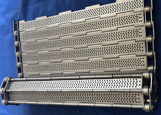 Grillage perforé d'acier inoxydable de ceinture de maille de plat de plat de maillon de chaîne