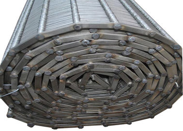 Un bon prix. La bande de conveyeur de maille de lien d'oeil d'acier au carbone/boucle a joint la ceinture de fil pour la machine à emballer de rétrécissement en ligne