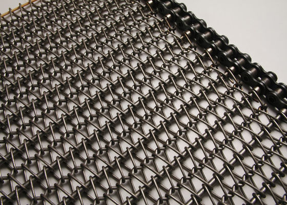 Chaîne résistante à la chaleur de haute qualité de ceinture de Mesh Bakery Flat Conveyor de fil d'acier inoxydable pour l'industrie alimentaire