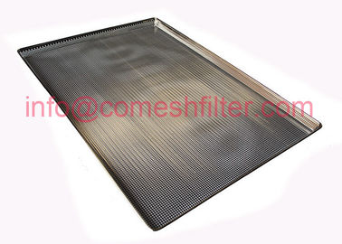 Un bon prix. Plateau perforé de Rectanglar d'écran de solides solubles, plateau de maille d'acier inoxydable en ligne