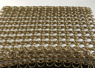 Un bon prix. Grillage d'anneau d'acier inoxydable d'or/maille décoratifs maillon de chaîne pour le rideau en ligne