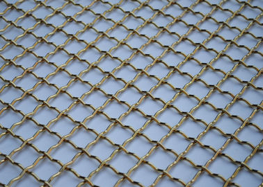 Un bon prix. Grillage serti par replis par laiton utilisé pour la protection de décoration intérieure en ligne
