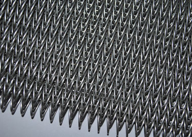 Traitement thermique courroie transporteuse en acier inoxydable tissée 310s 314 Aisi314 galvanisée