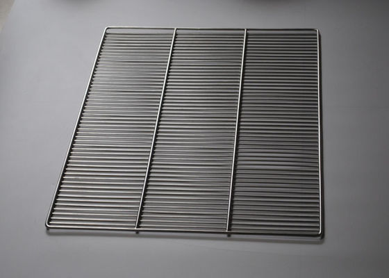 Support de refroidissement de cuisson de fil de grille de four d'acier inoxydable de rectangle adapté aux besoins du client