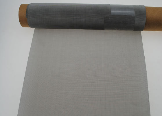 30m / Panneaux tissés simples de grillage d'acier inoxydable de petit pain pour l'impression d'écran