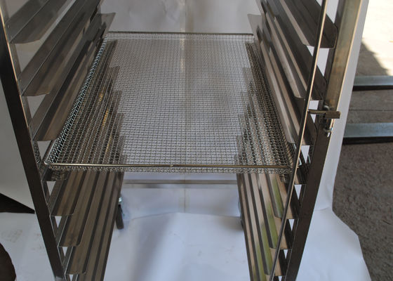 Chariot adapté aux besoins du client à support d'acier inoxydable de pain pour l'équipement de cuisine d'aliments de préparation rapide