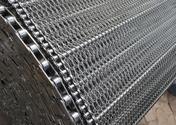 Ceinture en spirale résistante à la chaleur de maille de convoyeur de fil de four de boulangerie