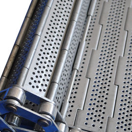 Un bon prix. L'acier inoxydable a perforé la bande de conveyeur de lien de plat de 2mm en ligne
