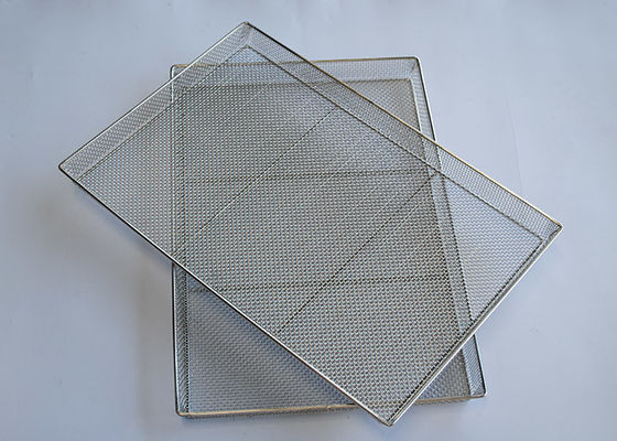 Séchage du fil végétal Mesh Trays d'acier inoxydable du fruit 1mm