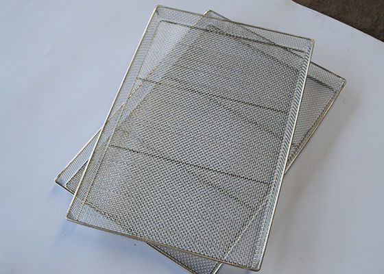 Fil de polissage Mesh Oven Tray Baking de l'acier inoxydable 1.2mm