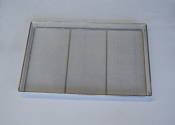 Portion de cuisson séchant le fil Mesh Tray With Handle de 40cm