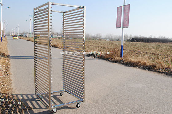 35 couches choisissent le chariot à support d'acier inoxydable de la rangée 0.8mm