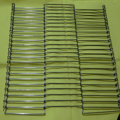 304 acier inoxydable Mesh Flat Flex Conveyor Belt 316 en métal pour le traitement des denrées alimentaires des produits alimentaires d'Oven Freezer Dryer Furnace