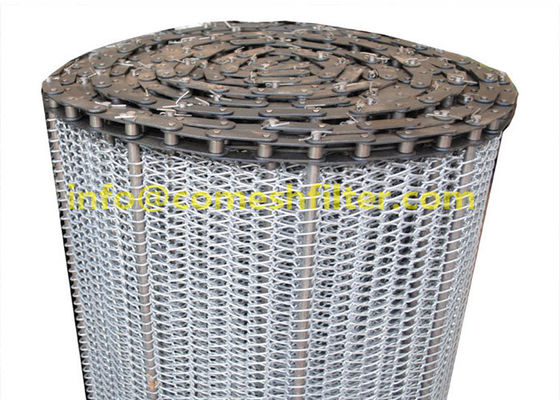 Un bon prix. Métal galvanisé à hautes températures Mesh Conveyor Chain Driven Belt d'acier au carbone pour le séchage en bois de four en ligne