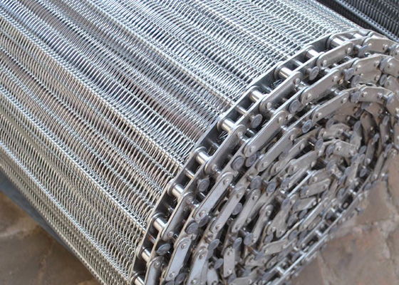 Fil en spirale Mesh Conveyor Belt For Metal Mesh Dryer