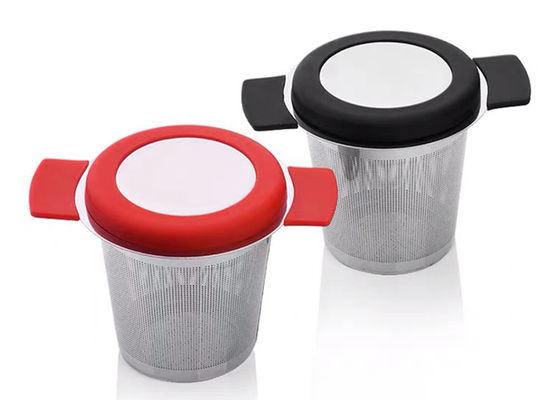 Le silicone Sus430 manipule le thé fin supplémentaire Infuser de 100x65mm