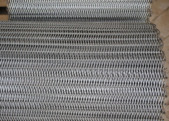 Fil Mesh Conveyor Belt d'acier inoxydable de la machine de séchage d'algue 1.0mm