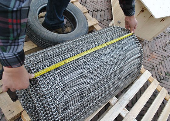 Un bon prix. Chaîne Mesh Conveyor Belt For Drying de FDA de largeur de l'industrie alimentaire 0.2m en ligne