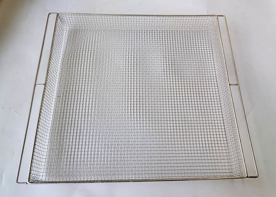 Plateau de cuisson inoxydable de pouce du trou 18x26 de la maille 2mm de gril de barbecue d'OEM