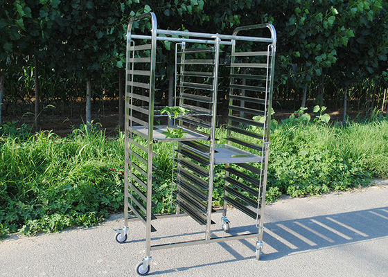 Un bon prix. Roues de résistance de Tray Rack Trolley With Heat d'acier inoxydable de GV 1.2mm en ligne