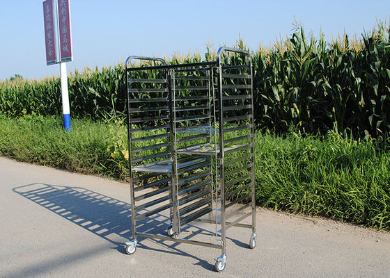 Un bon prix. 20 couches séchant le chariot à support d'acier inoxydable de l'usine 1.2mm de fleur en ligne