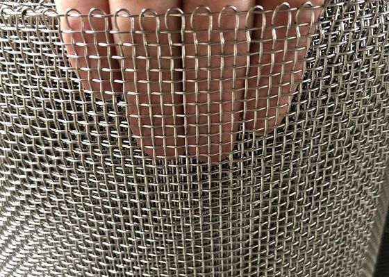 Acier inoxydable enveloppé 304 1X30M Woven Wire Mesh Screen de bord