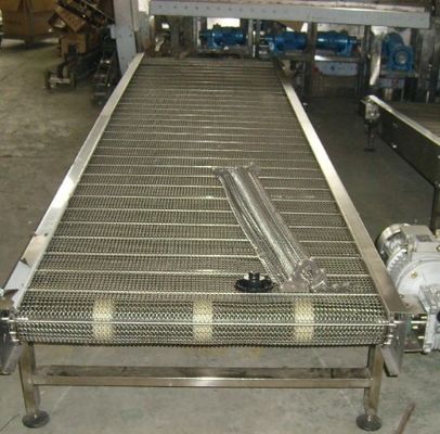 lien de Mesh Conveyor Belt With Chain d'acier de GV du lancement 304 de 25.4mm