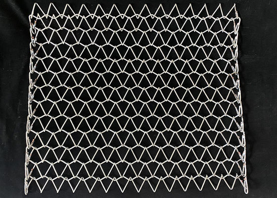 Fil Mesh Conveyor Belt d'acier inoxydable de la spirale 316l de dessiccateur de placage
