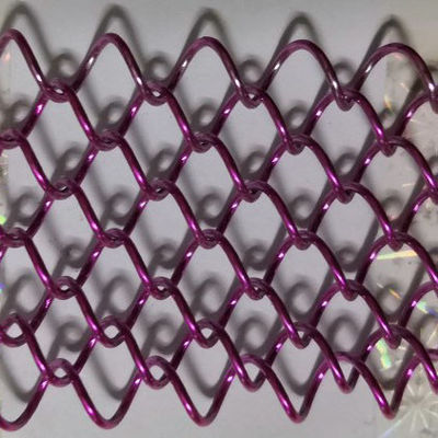 Plafond suspendu de Mesh For Wall Panels And de fil décoratif de l'acier au carbone 3*3mm