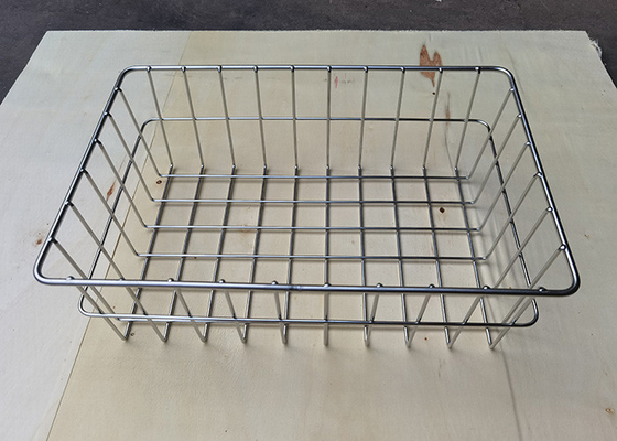Panier d'acier inoxydable de la résistance à la corrosion 36x24x12cm pour la cuisine