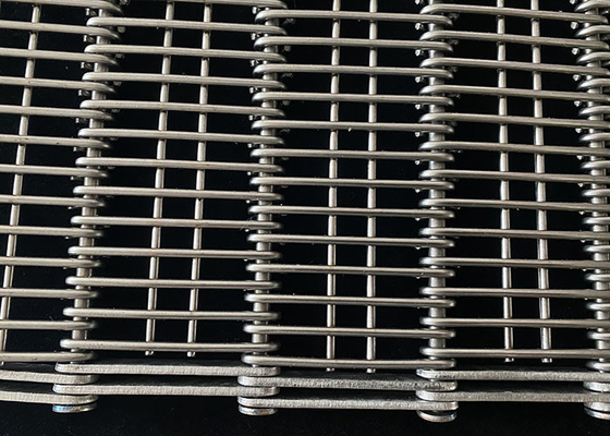 Un bon prix. 2.0mm 304 inoxydables Mesh Conveyor Belt Eye Link en acier en ligne